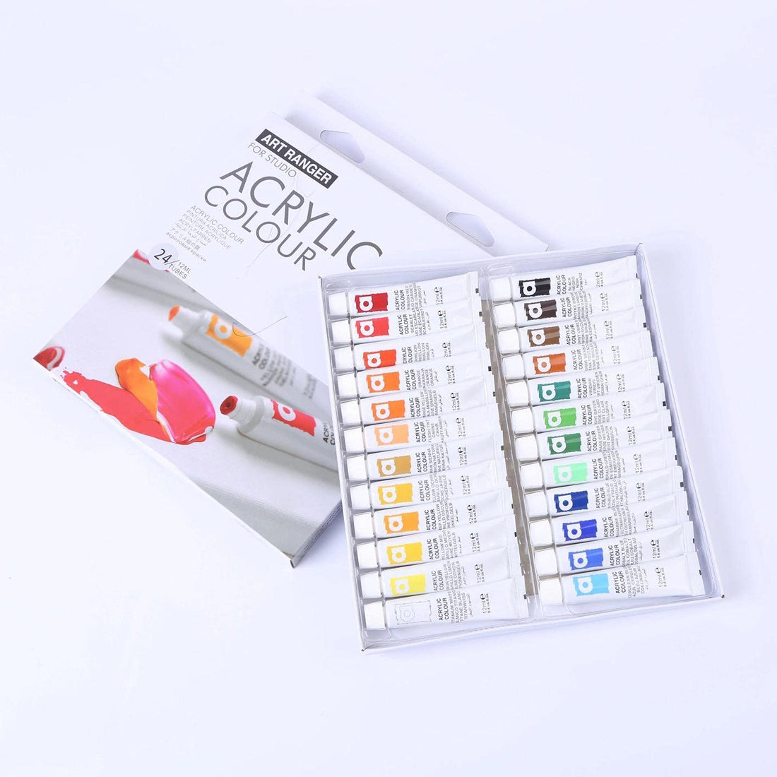 Art ranger Acrylic Colour 24 Tubes, 12Mll