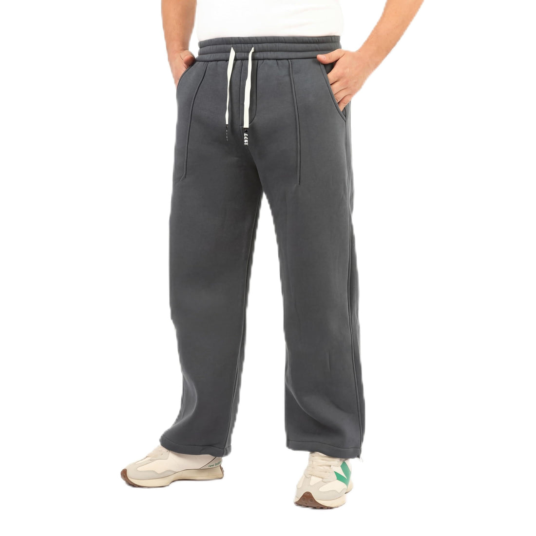 Devoca FIT Cotton Milton Sponge Soft and Comfortable - Winter Casual Sweatpants with Front and Back Pockets