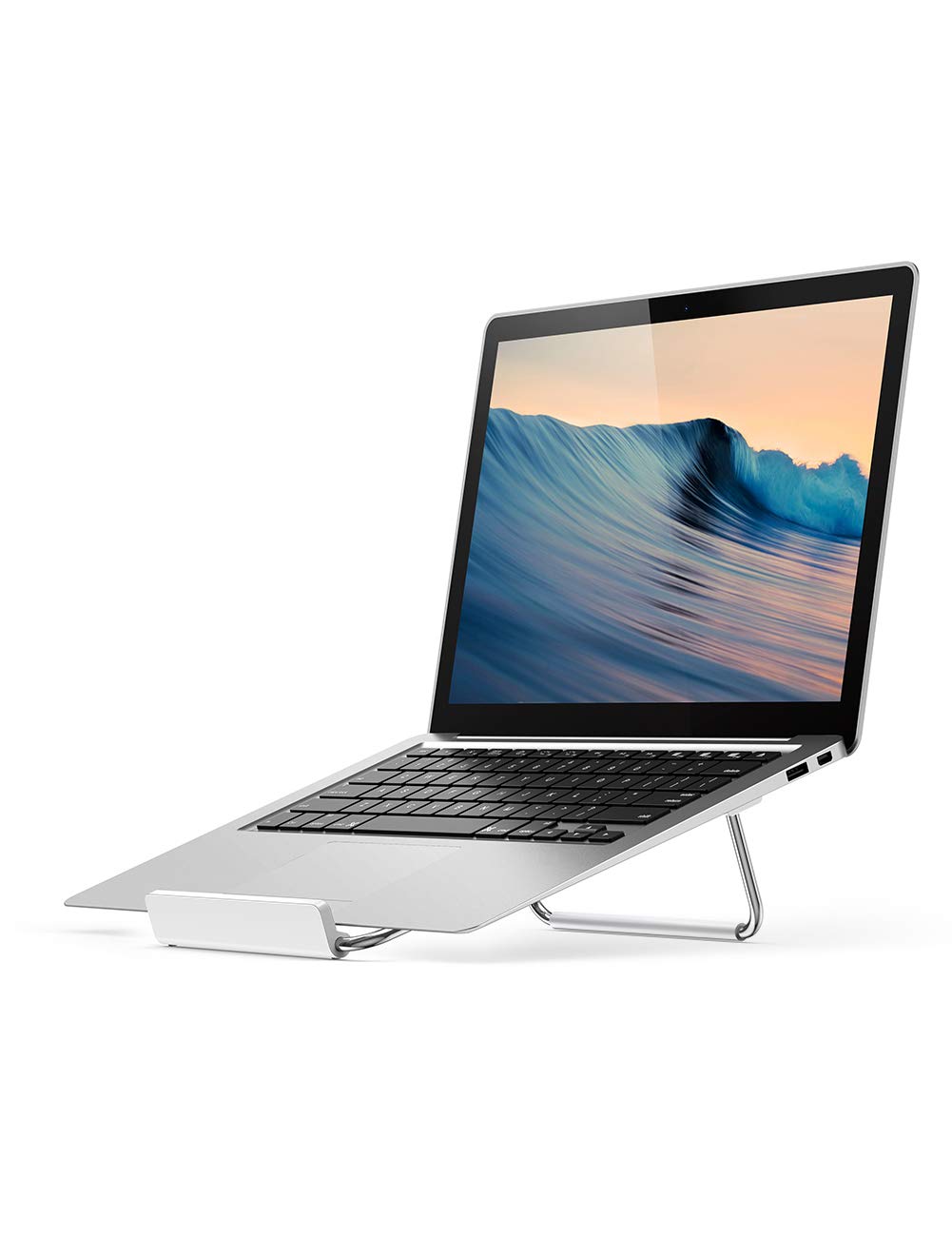UGREEN - Foldable and adjustable metal-ventilated desktop laptop stand compatible with MacBook Pro 11 to 16-inch