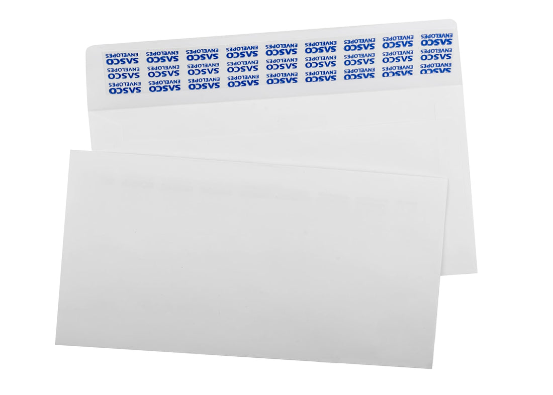 Sasco Envelope DL Size - 100 gsm. - Pack of 50 - White