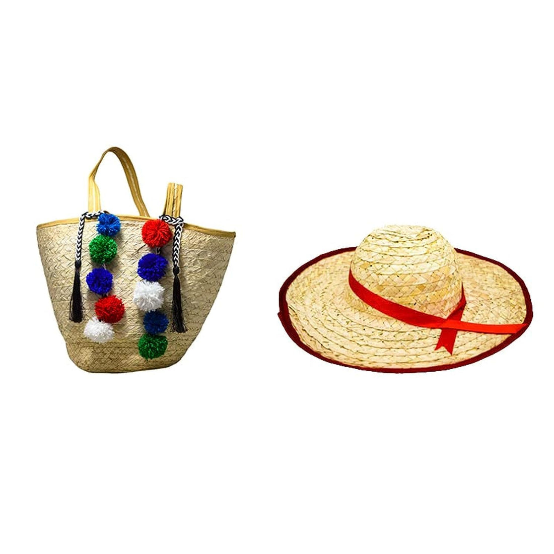 Summer Offer Model Bag (Kh) Size 50cm Depth 35cm + Hat Gift Diameter 30cm Handmade 100% Natural by Jrid Al Nakhl