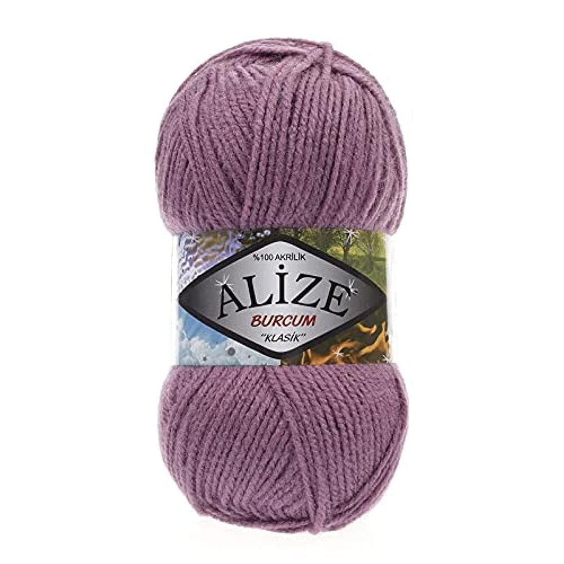 Alize BURCUM KLASiK Rose 28 - Crochet and Knitting Yarn