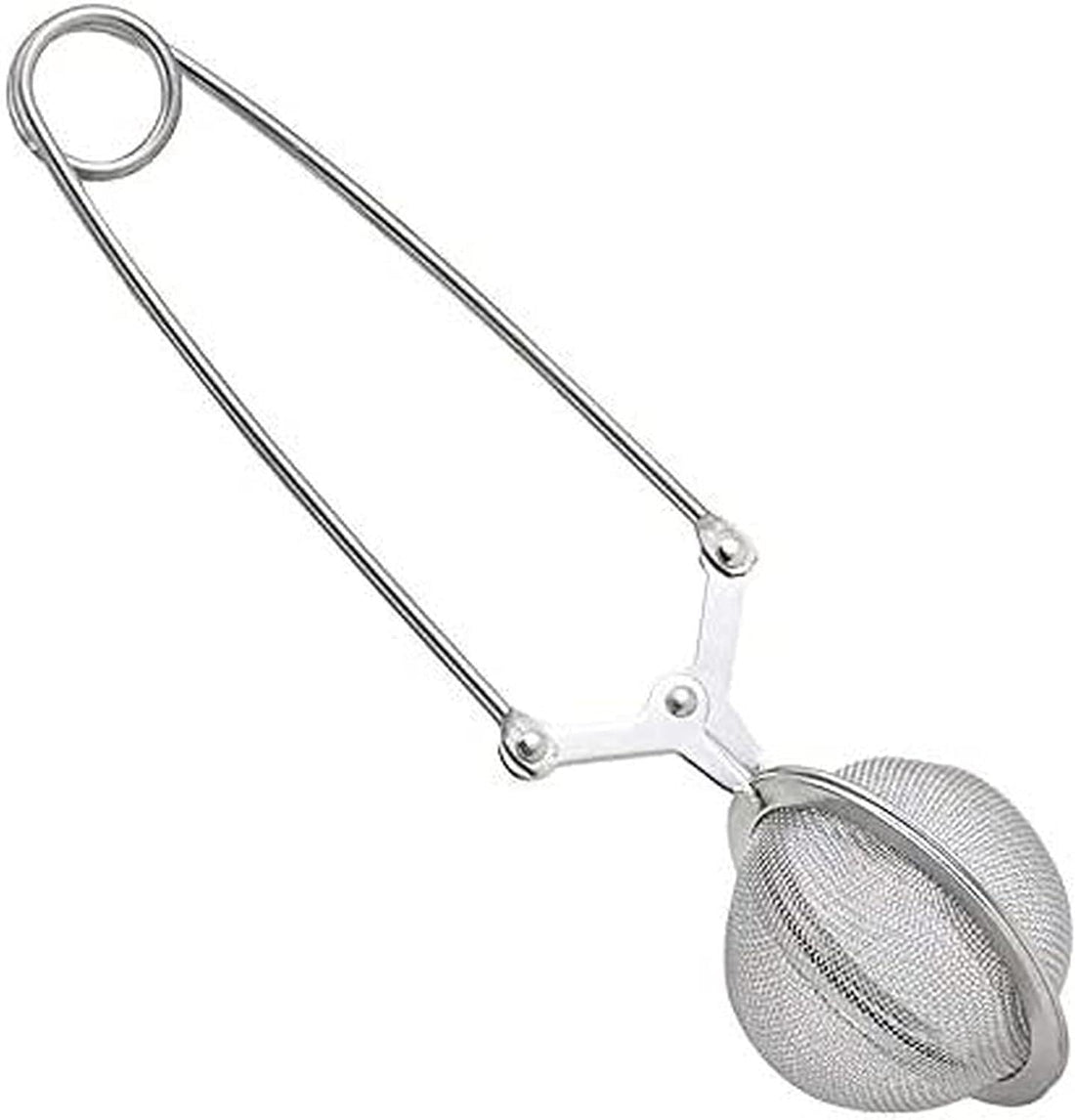 Al-Israa Stainless Steel Tea Infuser Ball Shape Tea Strainer with Scissors Handle for Loose Tea, Herbal Mix, Suitable for Brewing Tea, Healthy Drinks, Cooking Purposes (1 Piece))