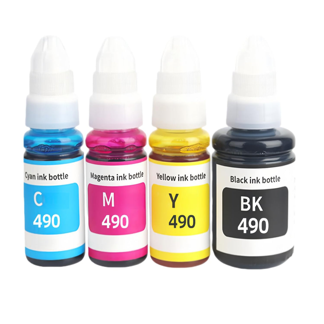 GI-490 ink Compatible for CANON ink Set Compatible for PIXMA G3400 G2400 G1400 G4400 G1411 G2411 G3411 G4411 G4410 G3410 (4 Colors Set)