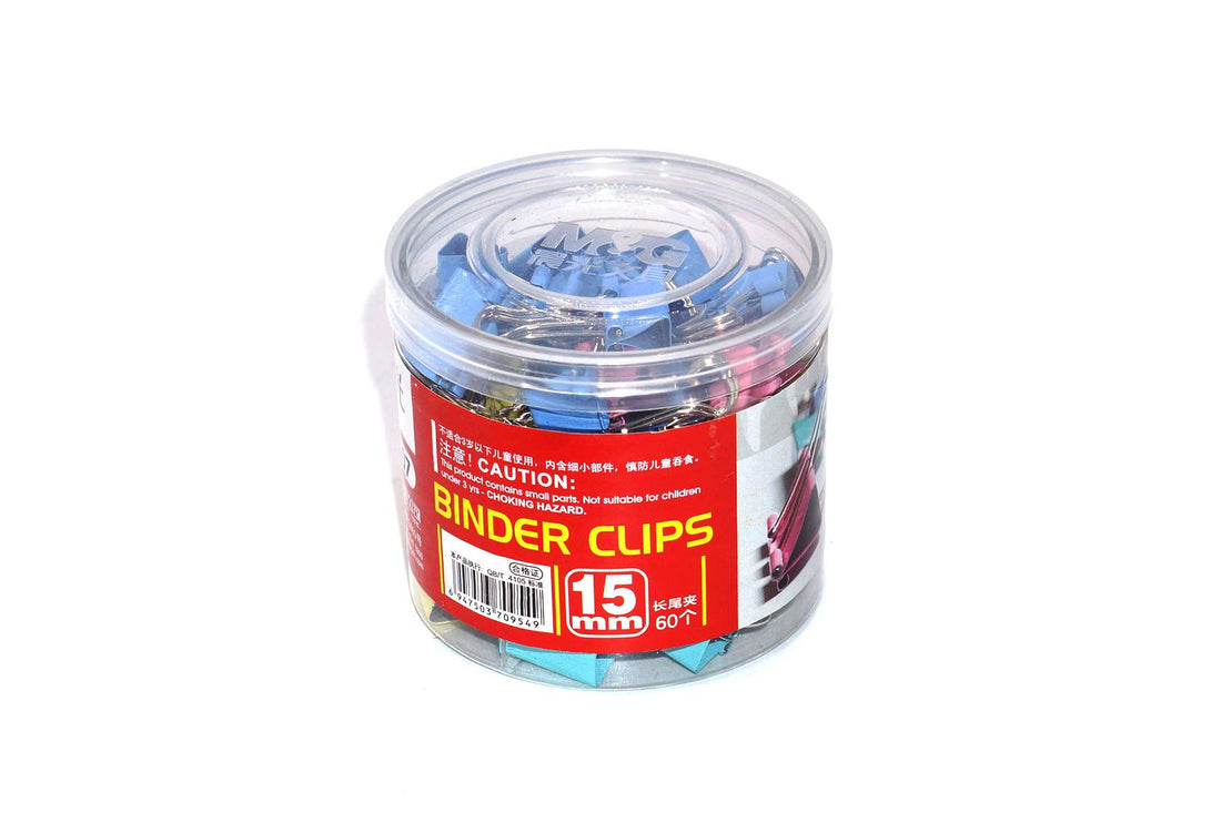 Binder Clips Paper Clamp Clips Pack of 60 PCS, ABS 91607
