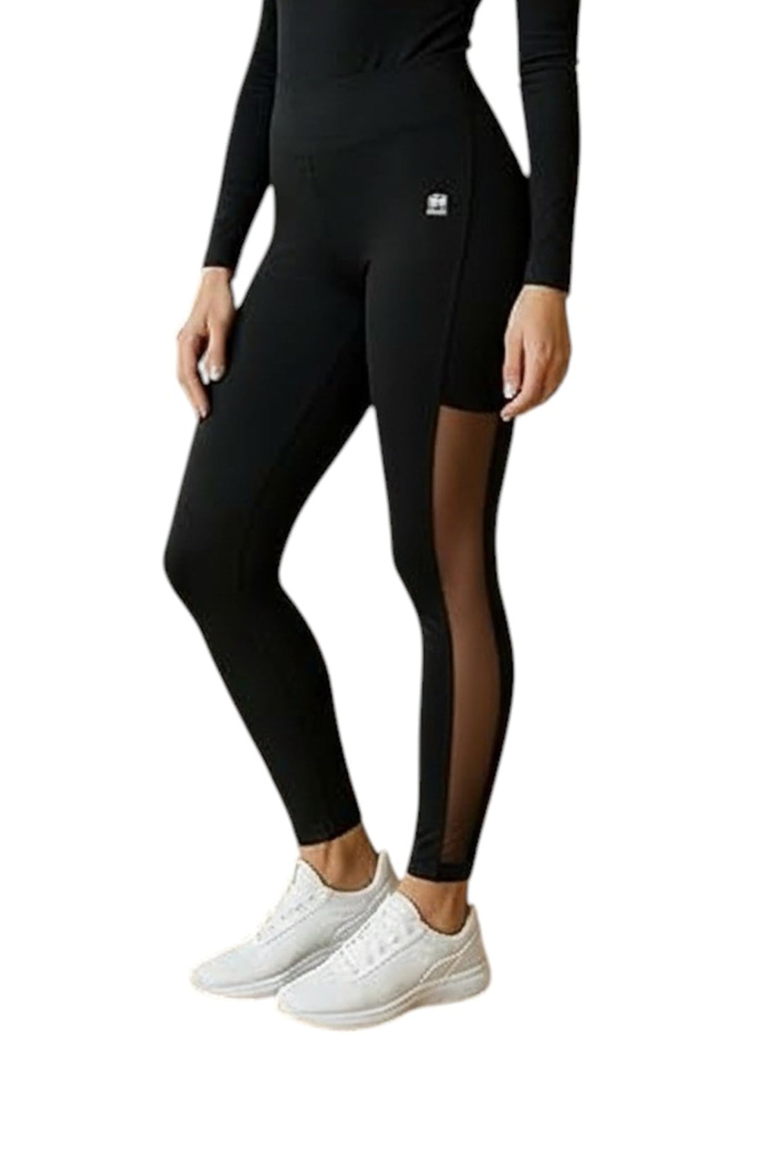 MIZAYEH Women's High Waist Leggings Fashion Mesh Elastic Sport Daily Wear Chiffon Leggings for Girls and Women