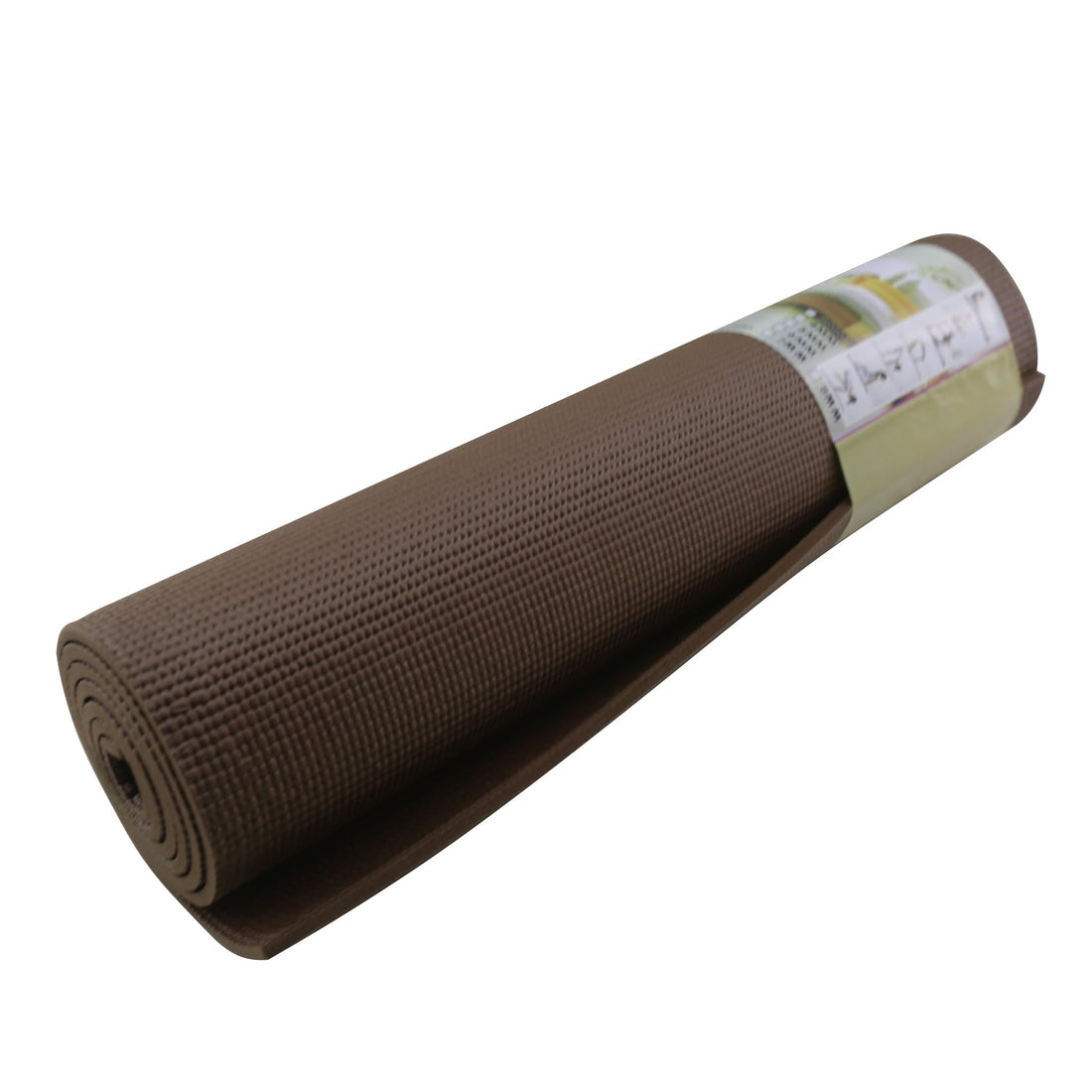 Yoga Mat10mm Thick Non-Slip Exercise Mat with Carry Bag – Brown Color for Yoga, Pilates & Home Workouts