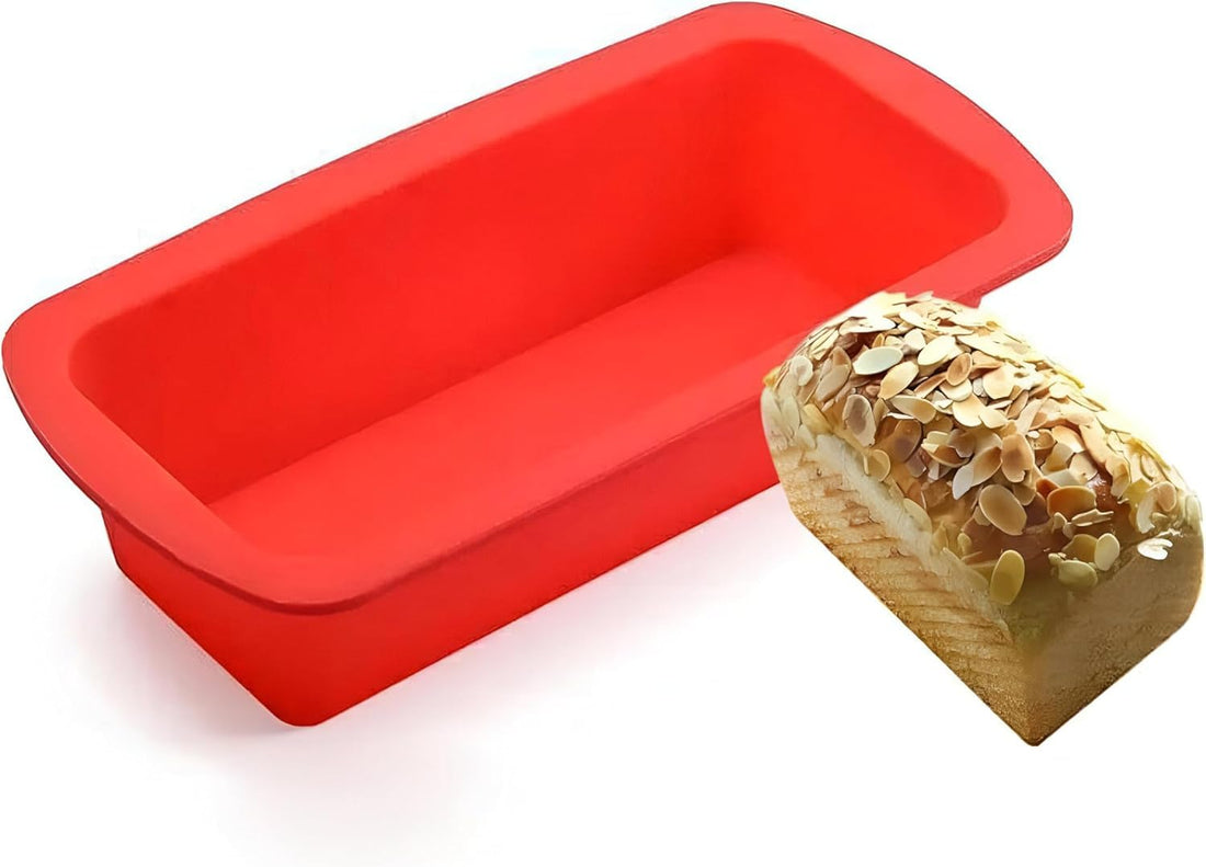 Baking Mold - Multifunctional Silicone Rectangular Baking Tool for Cake and Toast, Perfect for All Your Baking Needs ...color may vary