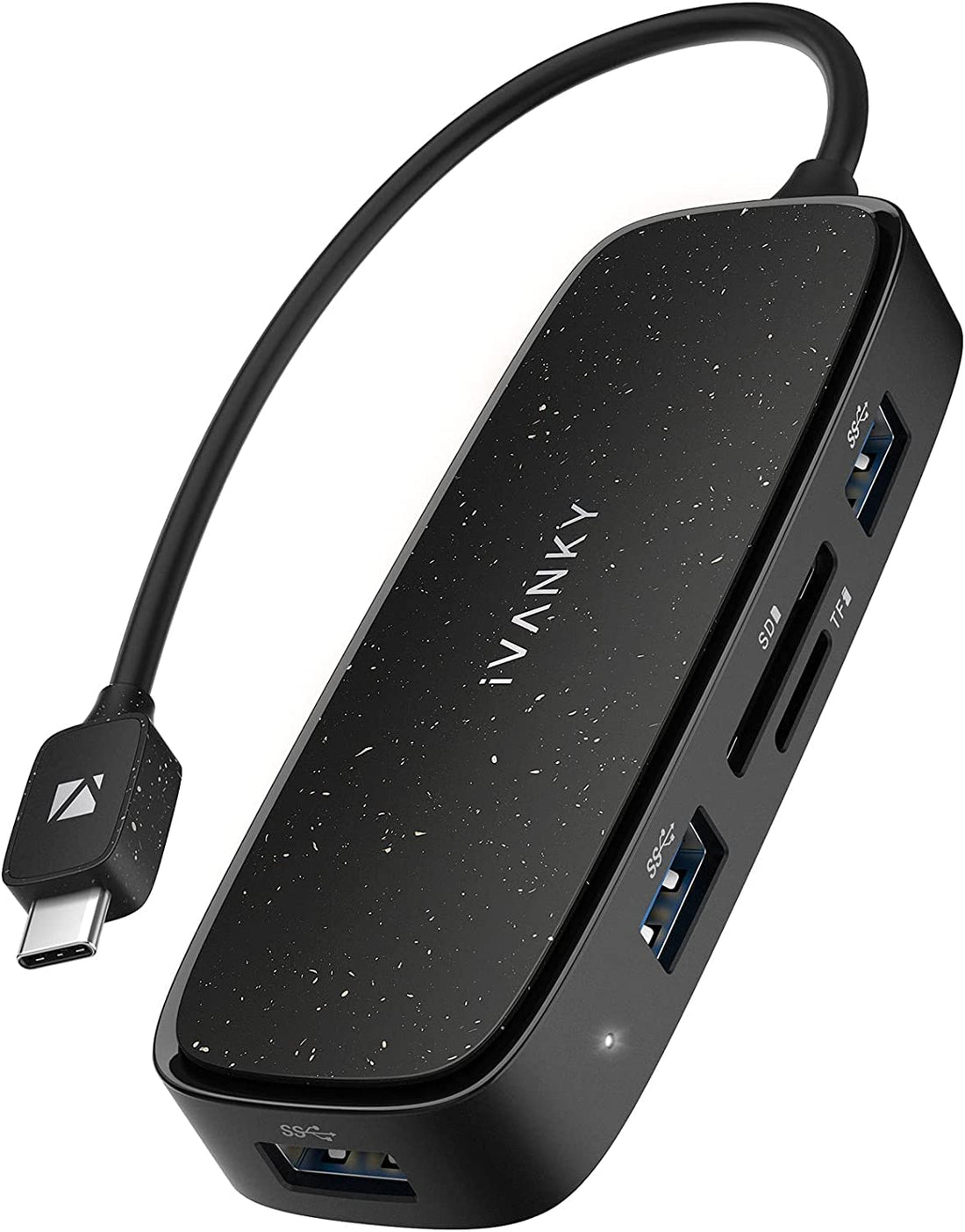 iVANKY 7-in-1 USB-C Hub, 4K HDMI, 100W PD, 3 USB-A 3.0, SD/TF Card Readers, Compatible with M1 MacBook Pro/Air, XPS and More Type C Devices