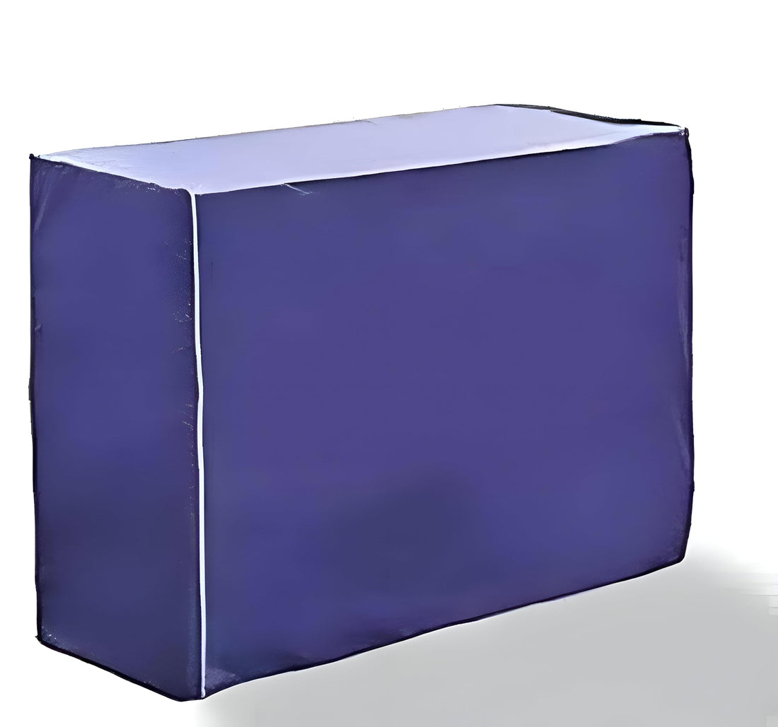 Outdoor Air Conditioner Covers Winter Protective Covers - Rain and Storm Resistant Cover Protects Window Units Condensers Cooling and Heating Systems from Tough Weather Conditions (Blue, 1.5 HP)