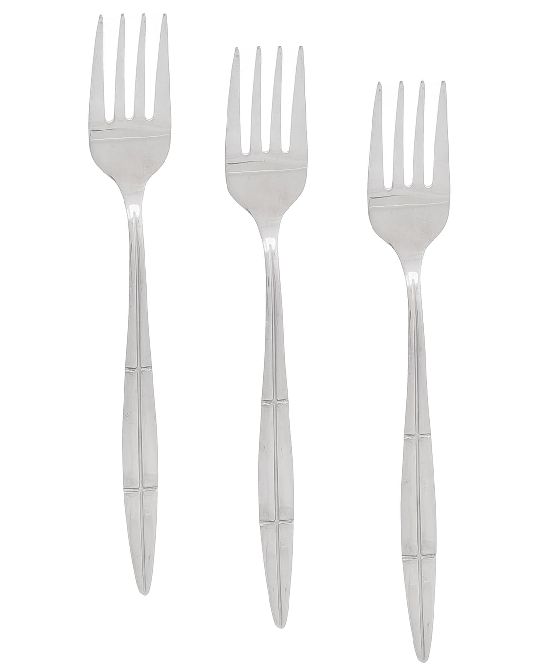 Nouval Stainless Steel Table Fork Set of 3 Pieces - Silver