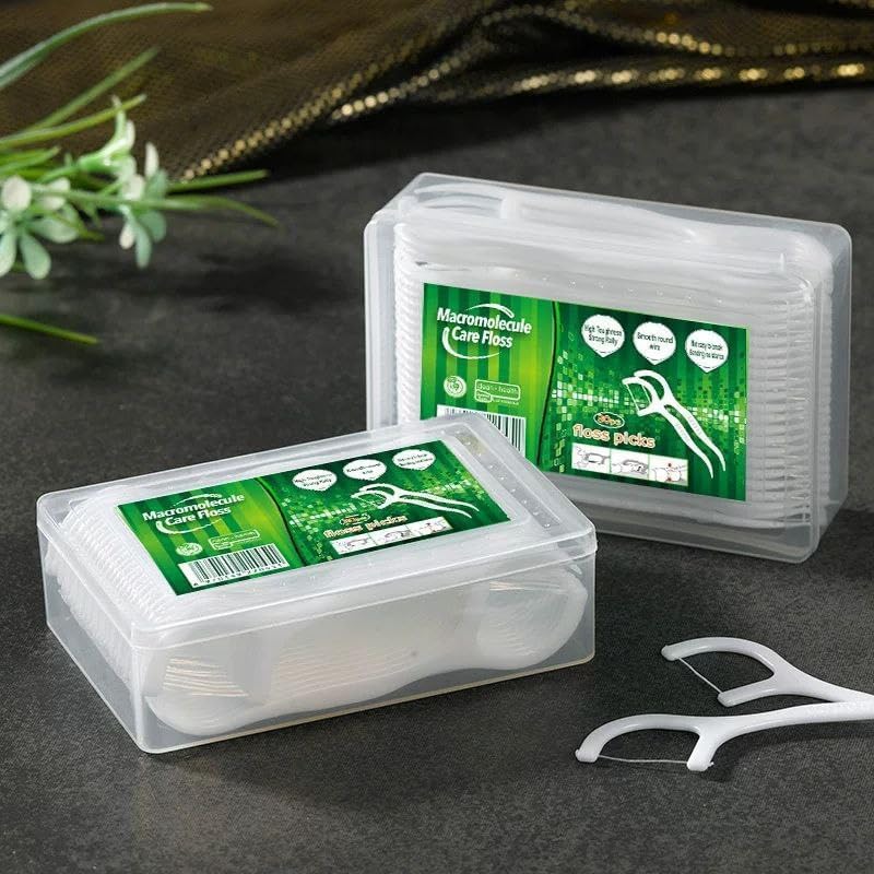 High Elastic Dental Floss, Polymeric Polyethylene Fiber, Fine Texture, Low Friction, Durable