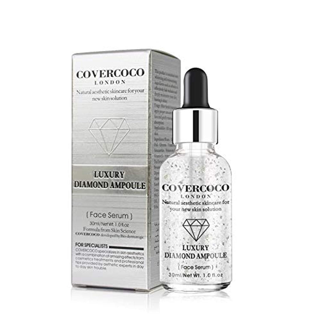 LONDON Luxury Diamond Ampoule Facial serum Anti acne Moisturizer Whitening Anti Aging Intensive face Lifting Firming Britening Anti Wrinkle Natural aesthetic skin Care solution
