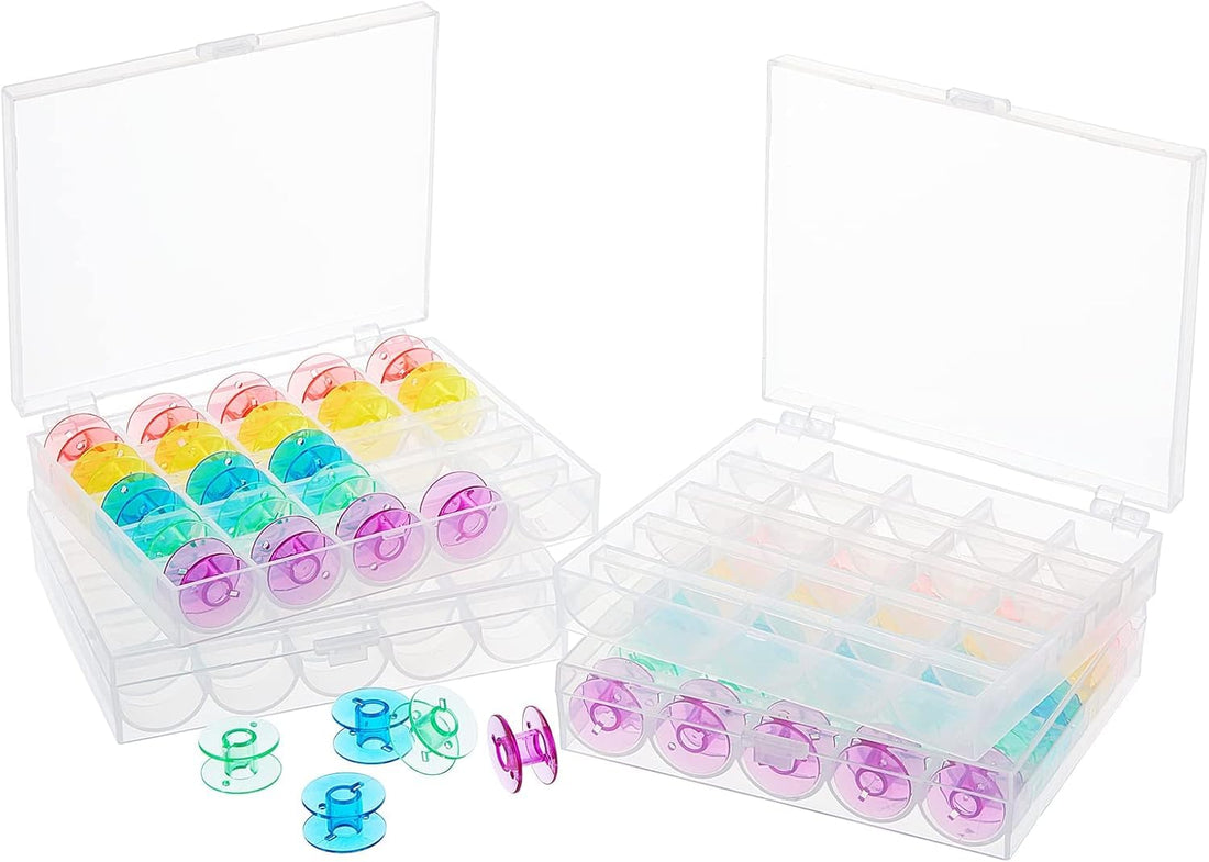 Ahmed & Mohammed Home Sewing Machine Bobbins (Multicolor) (50)