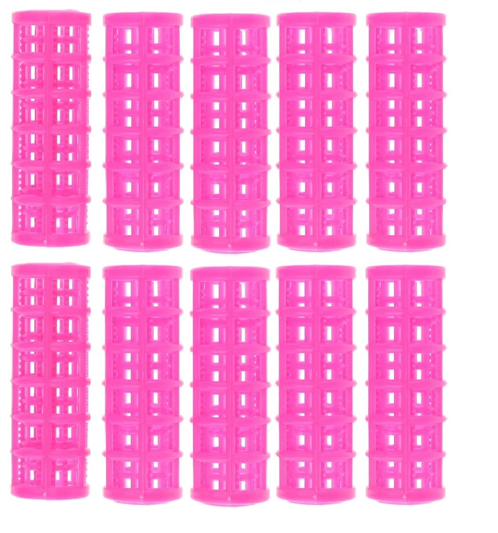 FITZE Hair Rollers Snap on Rollers Self Grip Hairdressing Curlers Manual Hair Curlers Styling and Hair Volume No Heat for Short Long Hair DIY Hair Salon Tools for Women Girls (Assorted Colour)