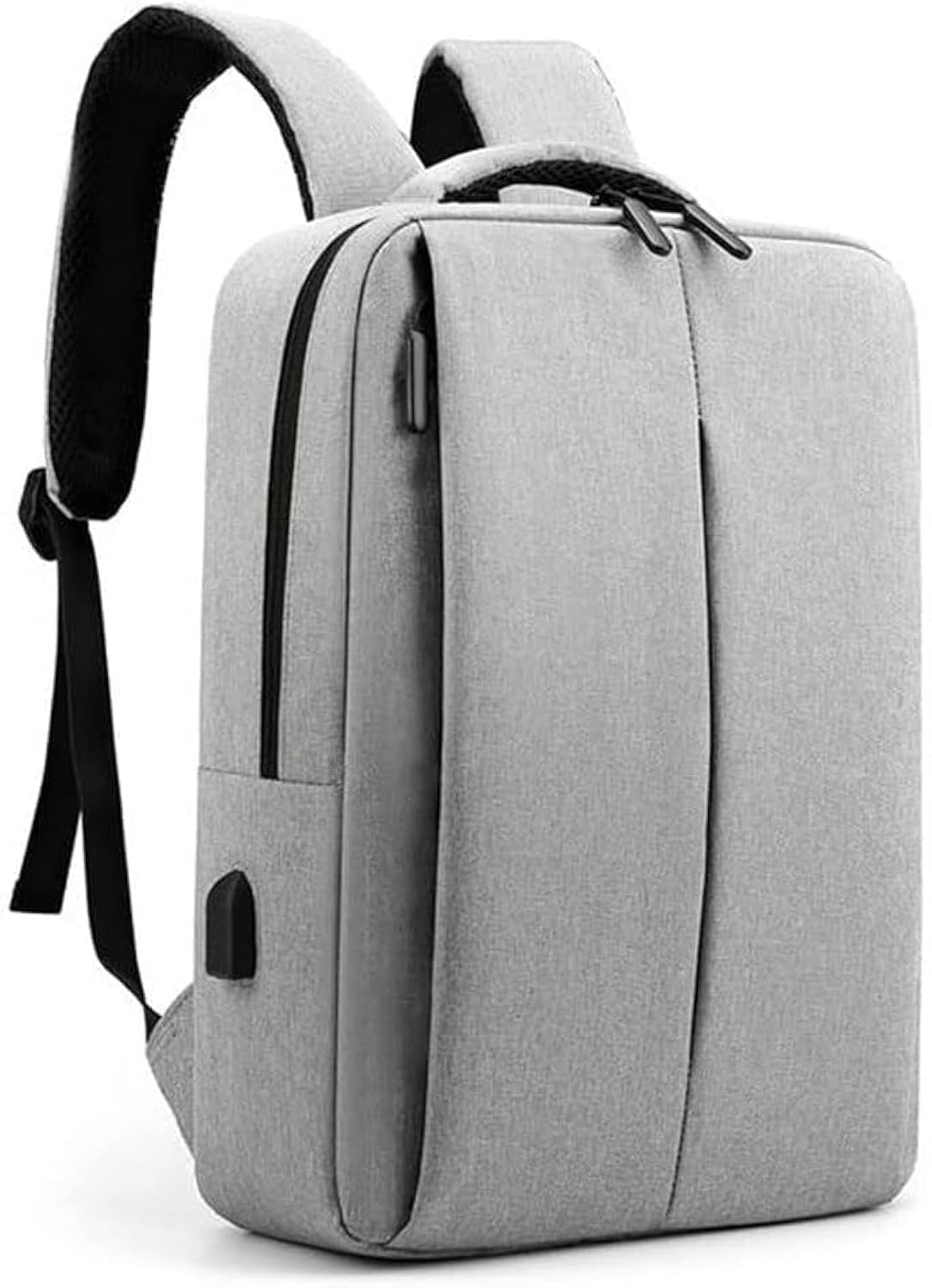 Business Travel Laptop Backpack - Anti Theft Slim Laptop Bookbag with USB Charging Port for men and women Water Resistant College School Computer Bag Fits 17 Inch Laptop and Notebook
