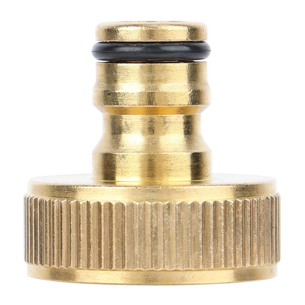 1 Inch Female Thread Quick Connection Hose Connector Water Pipe Adapter Solid Brass Quick Connector Garden Hose Fitting Water Hose Connectors