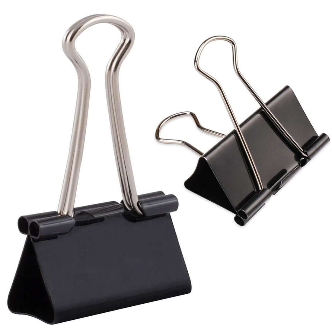 10 Pcs Bulldog Clips Binder Clamp Document Clips Foldback Clip Paper Grips Calendar Clamp for Office School Home Kitchen Shops 51 mm