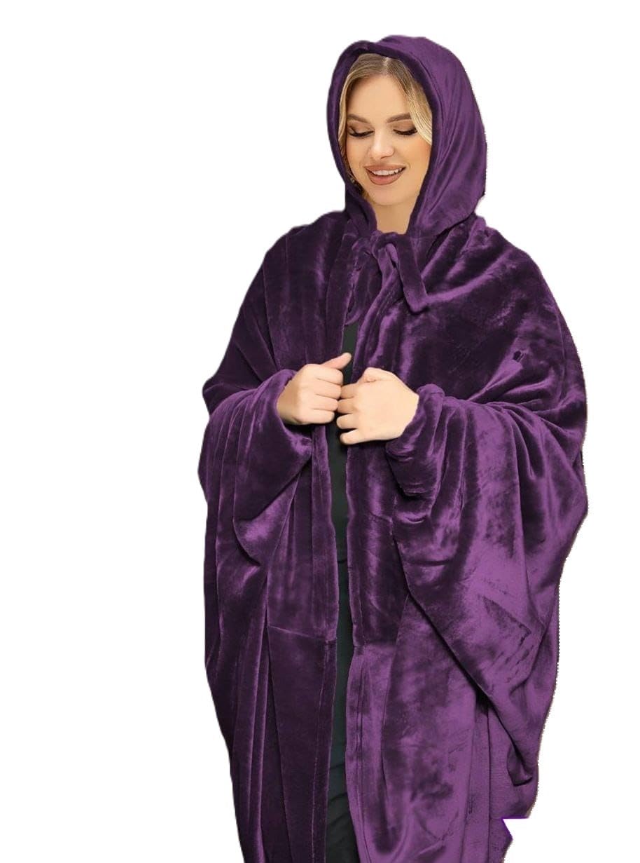 Women's Winter Blanket – Dafa and Elegance One Size Fits All. (Violet)
