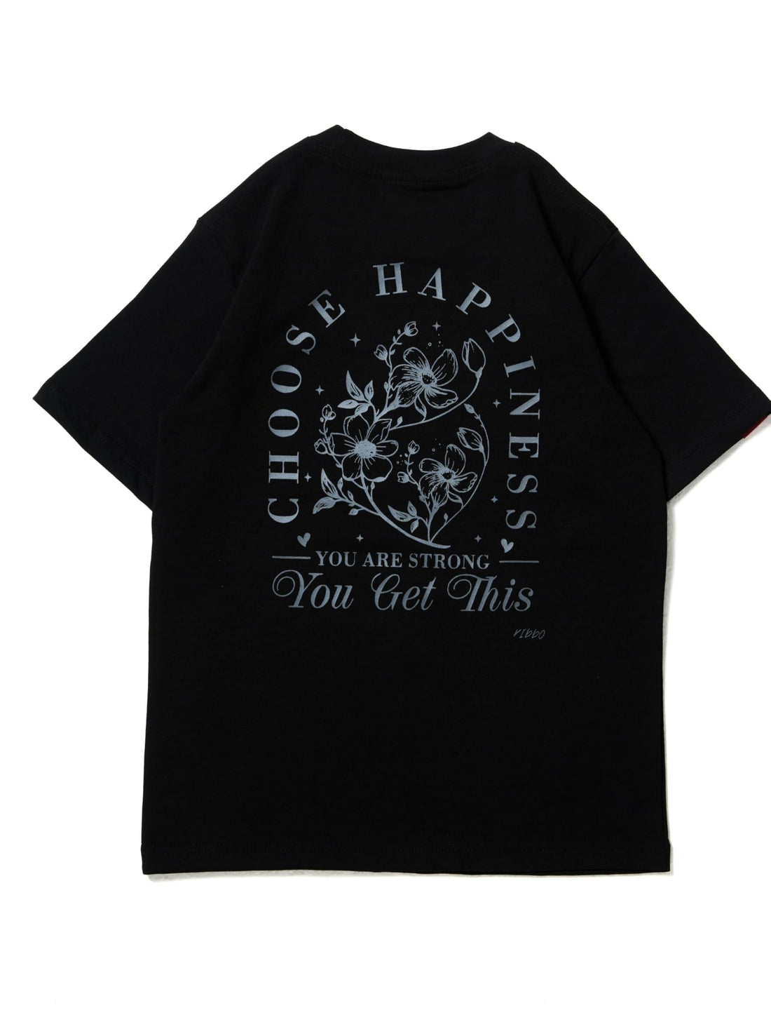 Kiddo Choose Happiness Tshirt - Kids regular fit Jersey Shorts