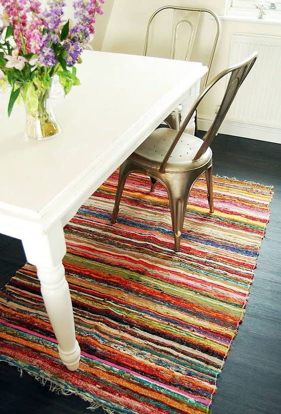 Egypt Antiques Intex Salon Rug Multi Colors Different Sizes Handmade (70X200)