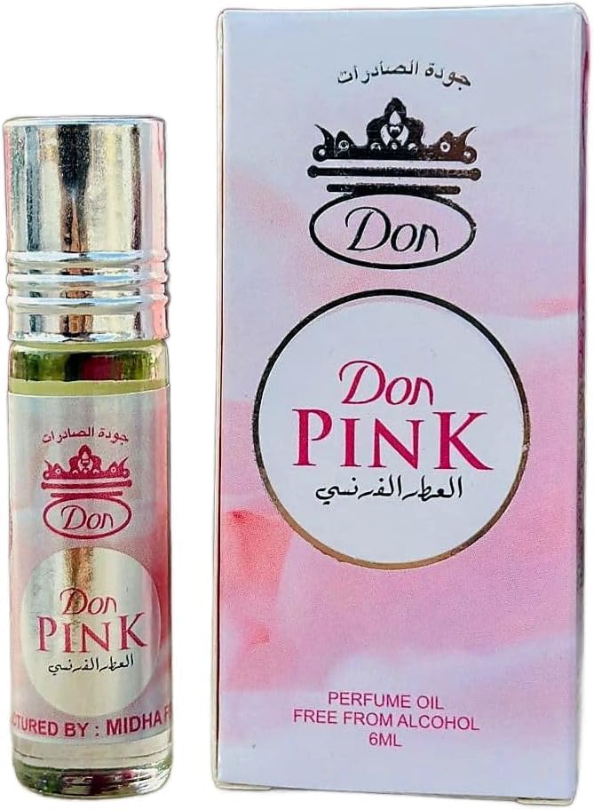 French Dune Perfume Oil - Don | Alcohol Free Fragrance Oil for Unisex - 6ml (Pink)
