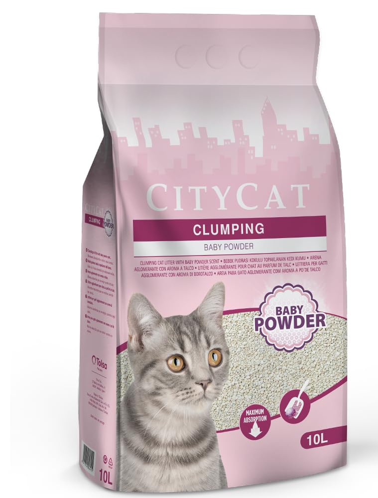 CITYCAT CLUMPING BABYPOWDER 10L