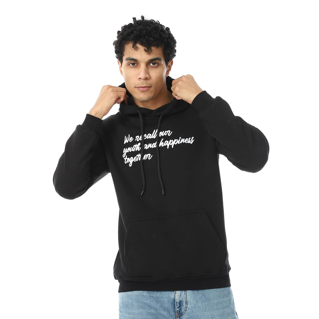 Andora mens Kangaroo Pockets Fleeced Hoodie Sweatshirt