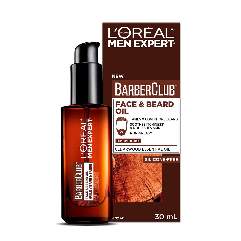 L’Oréal Paris men expert L'Oreal BarberClub, Long Beard + Face Oil, For With Beards, 30mL