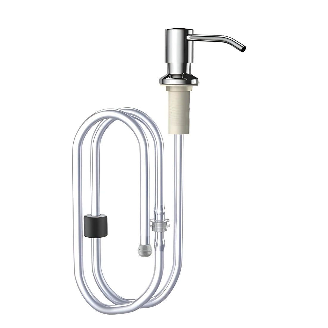 Bathroom Soap Dispenser - Durable stainless steel manual soap dispenser with contemporary style, easy-to-use pump, generous capacity, and refillable functionality to enhance space aesthetics.