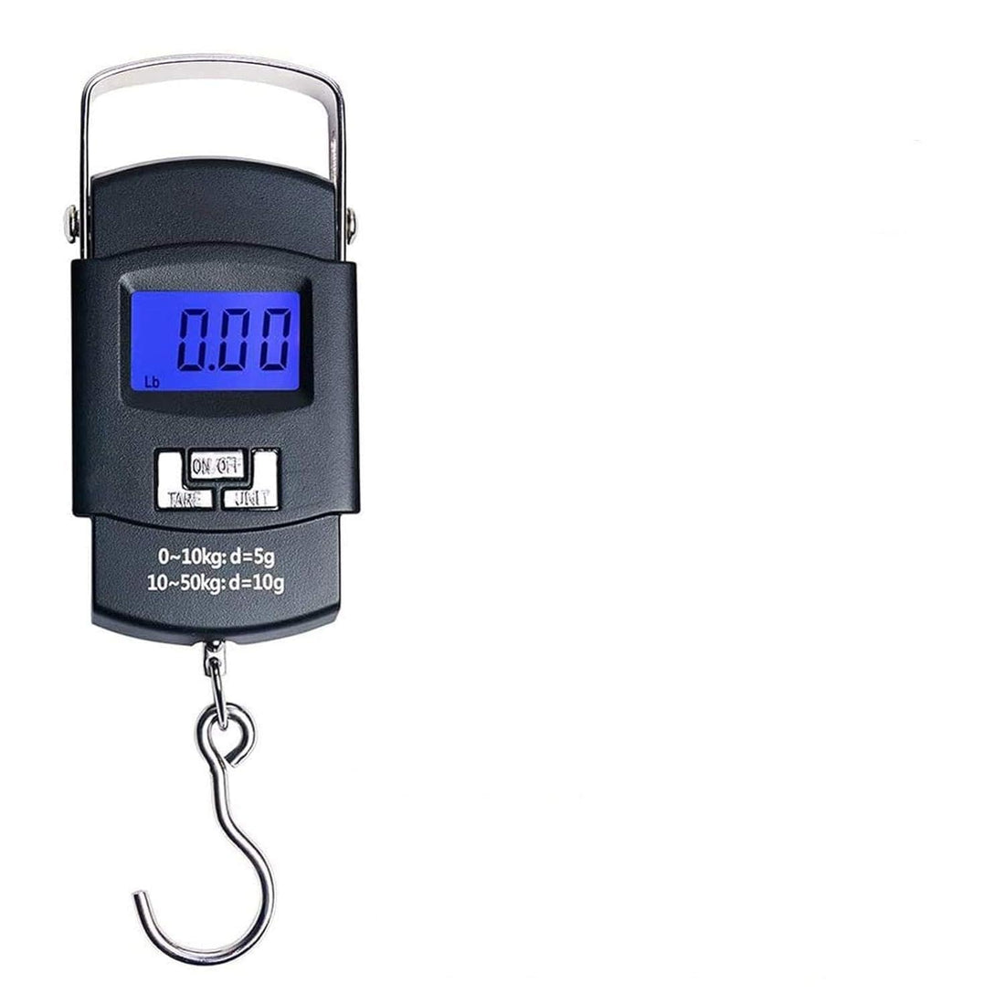 Portable Travel Luggage Scale Electronic Digital Weighing Bag Hanging Travel Scale 50kg Black 50kg