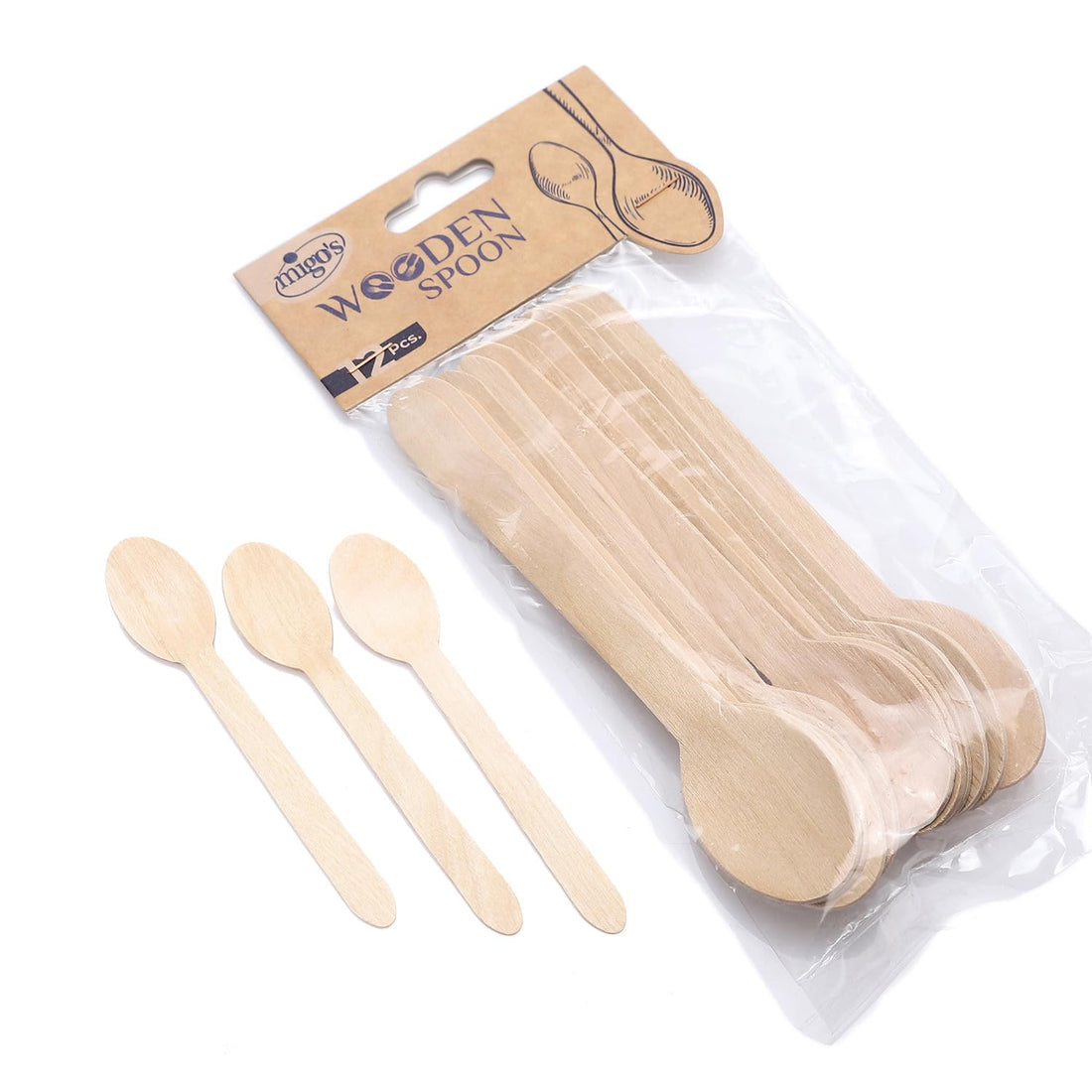 Migo's Wooden Spoon 12-Pieces Set