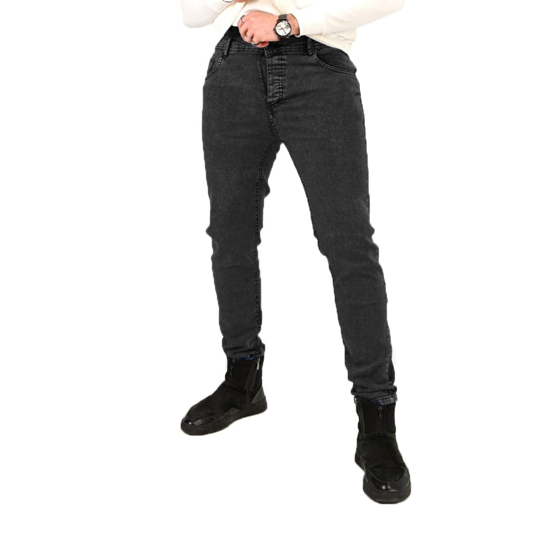 Men's Slim Fit Lycra Jeans - Fashion & Comfort - Stylish Design with Medium Waist and Excellent Stretch for the Perfect Look All Day - 120