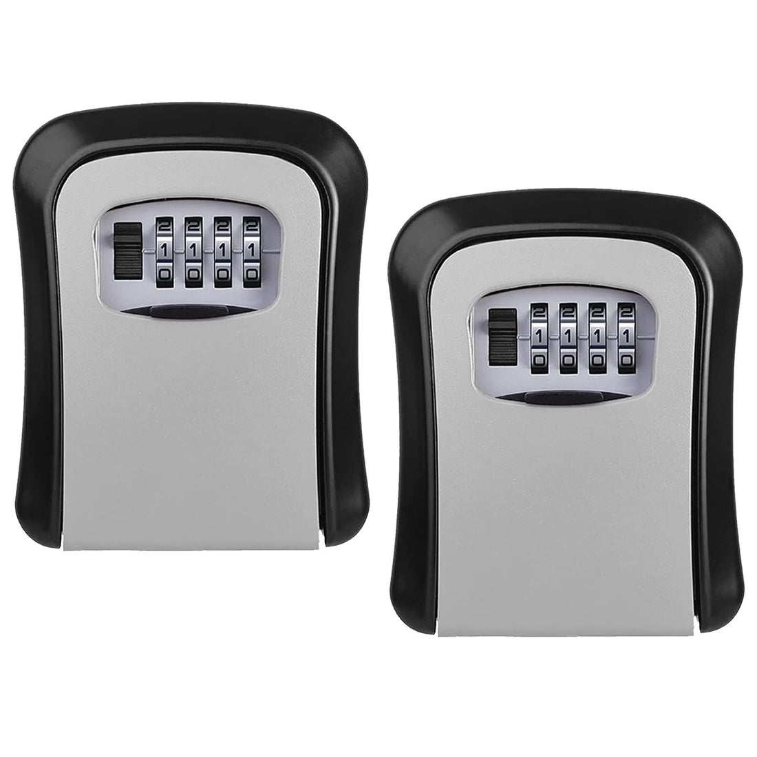 Wall Mounted Key Box, Password Key Box, Outdoor Key Box, Security Box for Keys, Wall Mounted Anti-Rust Keys, 2 Pieces