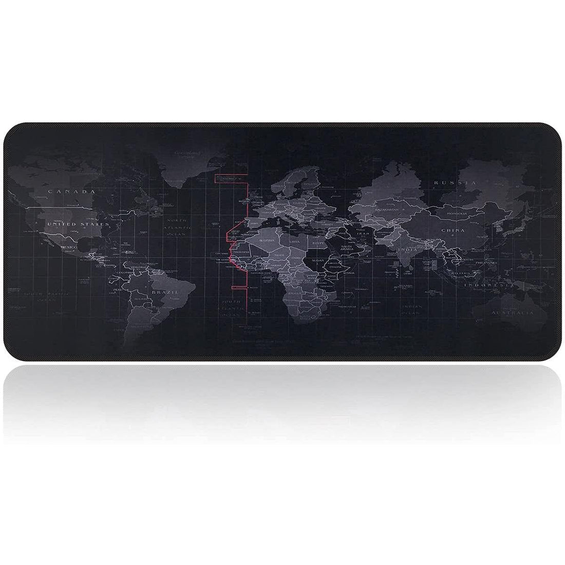 World Extended Gaming Mouse Pad, Speed Surface, Rubber Base, Works Great with All Mouse Sensor, Stitched Edges (70x30cm)