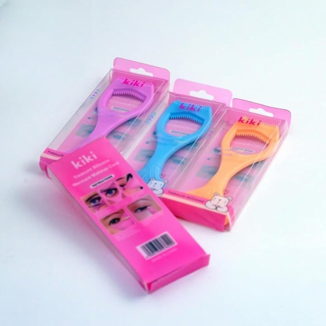 Mermaid Shaped Card Eyelash Cosmetic Mascara Shield Applicator - Eye Lash Assistant Guide and Eyelashes Comb Tool - Perfect Makeup Accessory
