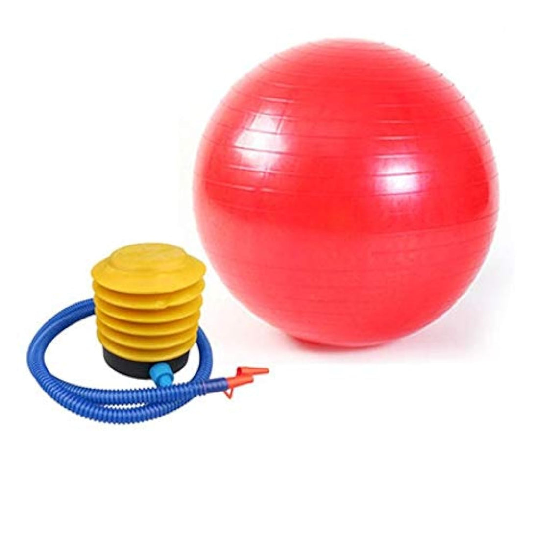 65cm ANTI BURST GYM EXERCISE BALL SWISS YOGA FITNESS CORE PREGNANCY BIRTHING BALL RED(one year gurantee) (one year warranty)