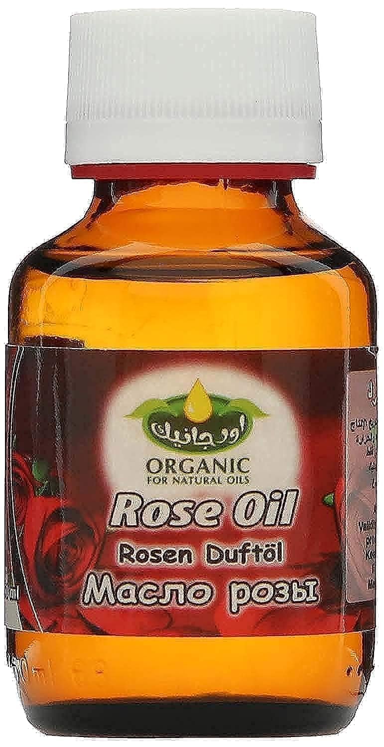 Organic Body Massage Rose Oil, 60 ml