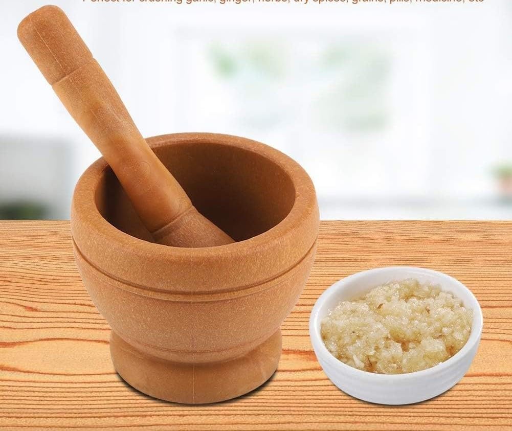 Generic Traditional Mortar and Pestle, Durable Plastic, for Grinding Spices and Herbs .SG
