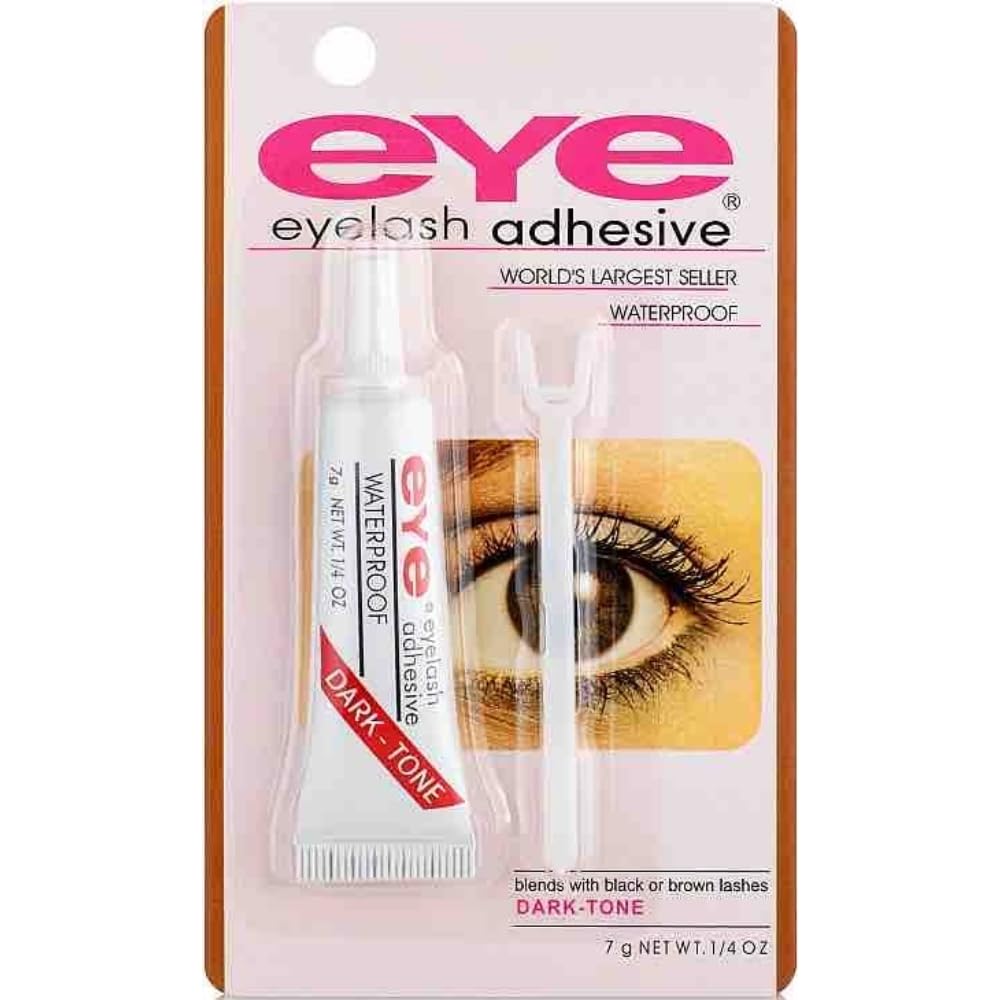 Happy Home EyeLashes Waterproof Glue Strong adhesive Clear with stick White & Dark Tone - Black
