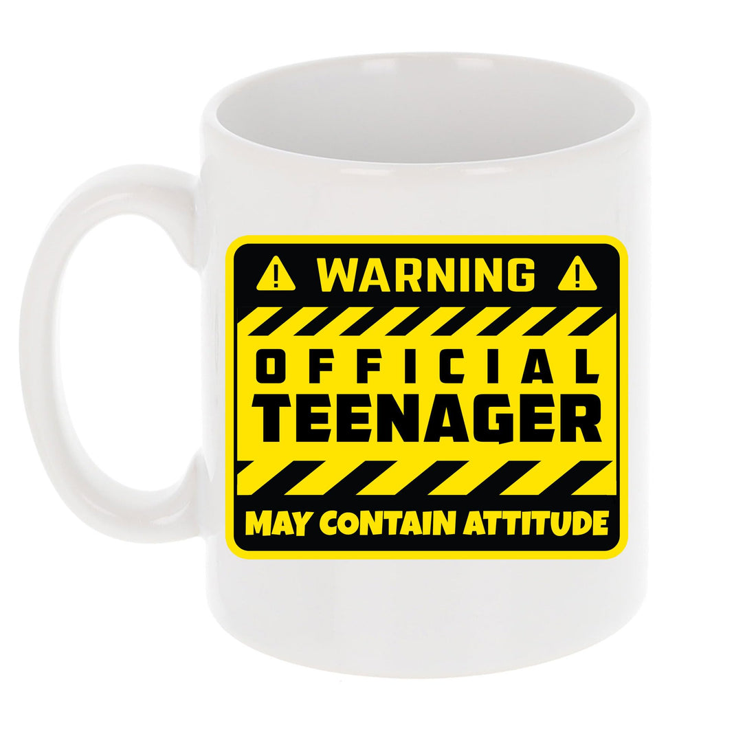 Warning Official Teenager May Contain Attitude Mug Moody Teenager Gifts Teen Gift Ideas for 13th Birthday Teenager Gifts Boys Mugs For Teenage Girls Teenager Mug 13 Year Old Gifts Awesome Teenager Mug