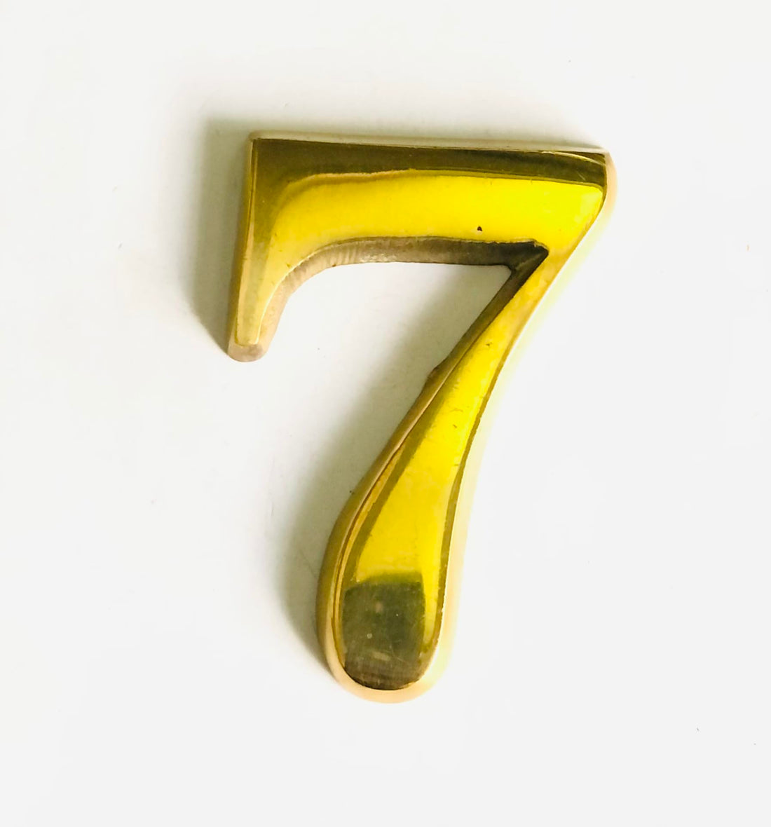 Door Sign Number 7 Wooden Door Accessories Apartment Door Numbers Material Egyptian Made Copper