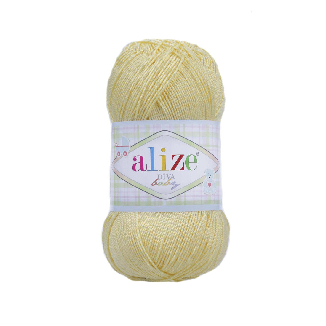 baby silk effect yellow color yarn 187