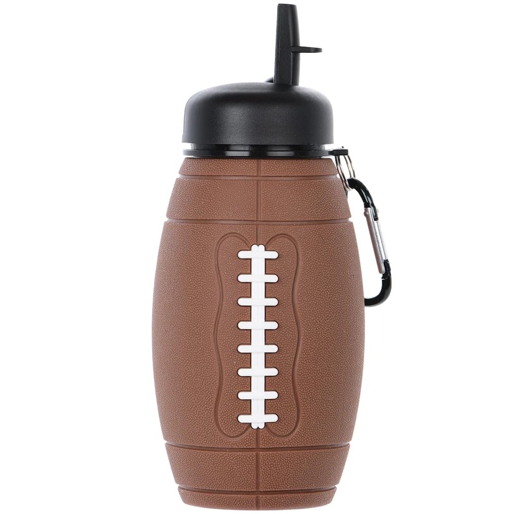 Football Style Water Bottle Leakproof Sports Drinking Bottle 600ml - A-281
