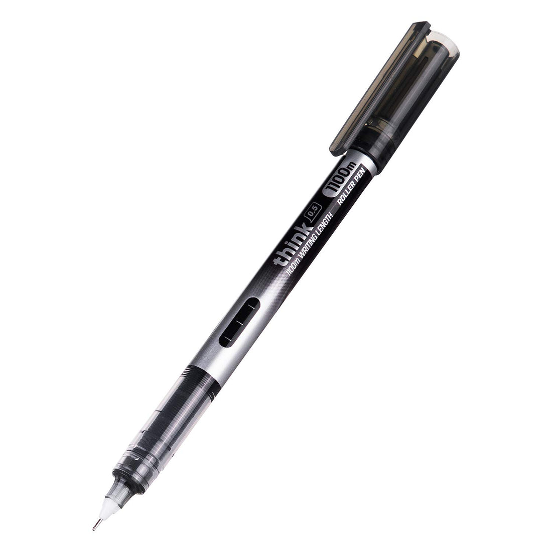 Deli eq300 roller gel pen, black