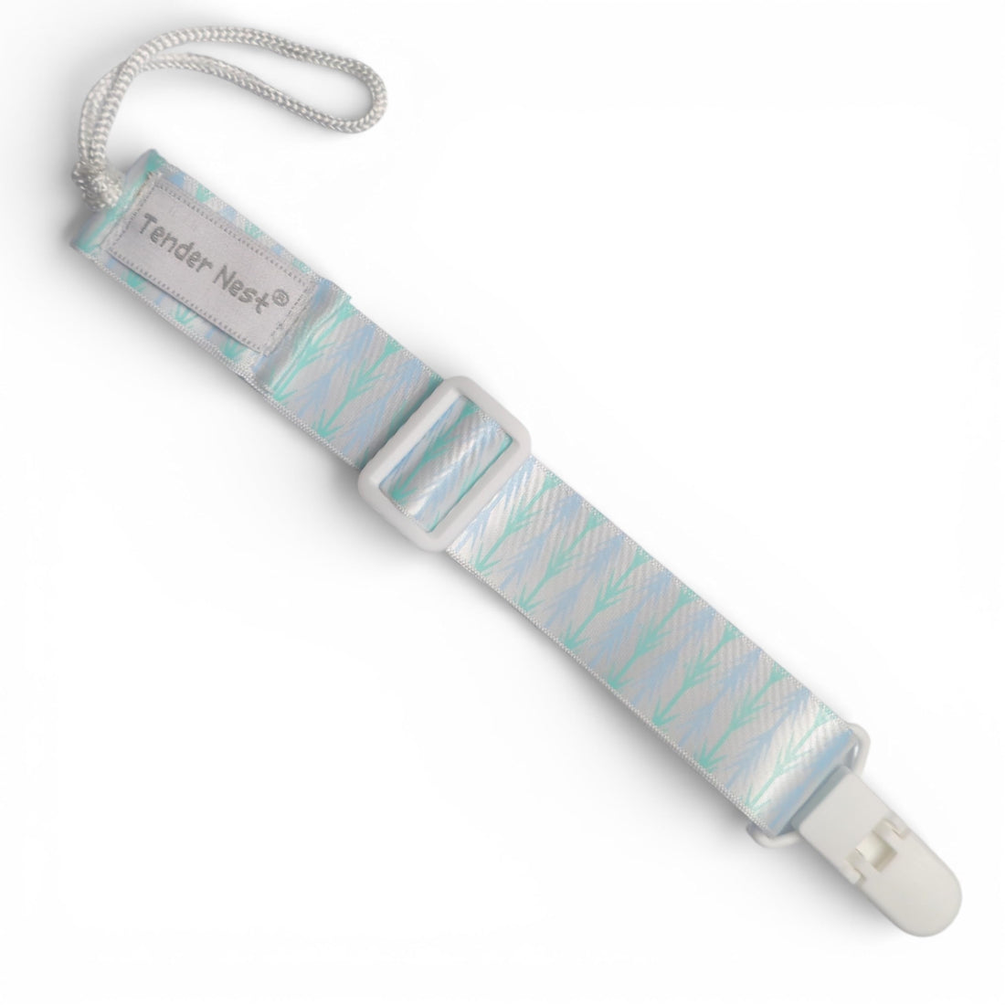 Adjustable Arows Pattern Satin Pacifier Clip for 0-2 Years Baby Boys