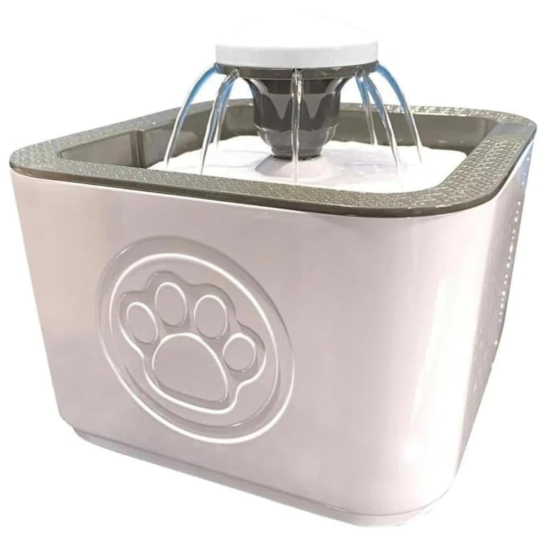 Pet Water Fountain Dog Cat Water Fountain 2.5L Automatic Ultra Quiet Pet Water Fountain Water Dispenser with Filter Dog Bowl Dispenser with Super Long Life Span Pump Triple Filters