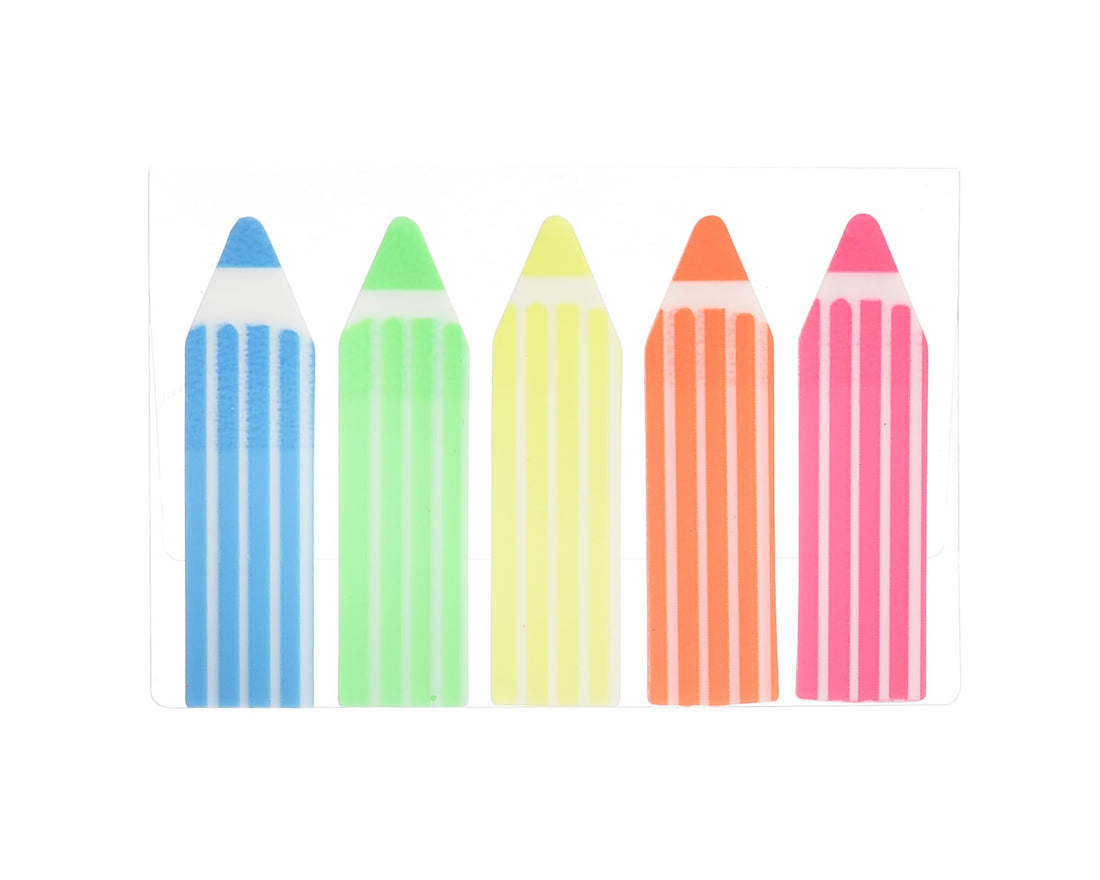 Elmaayergy ST-3 Set Of 5 Pieces Of Sticky Notes With Arrow Design Suitable For classroom, Homeschooling, And Individual Study Environments