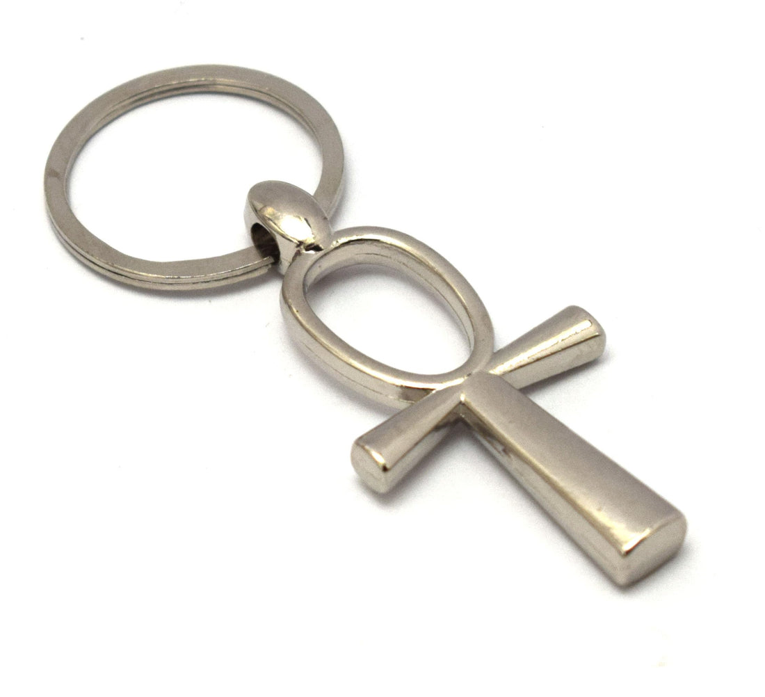 immatgar pharaonic Egyptian Nile ankh key keychain Egyptian souvenirs gifts - Inspired Gift from Egypt (silver)