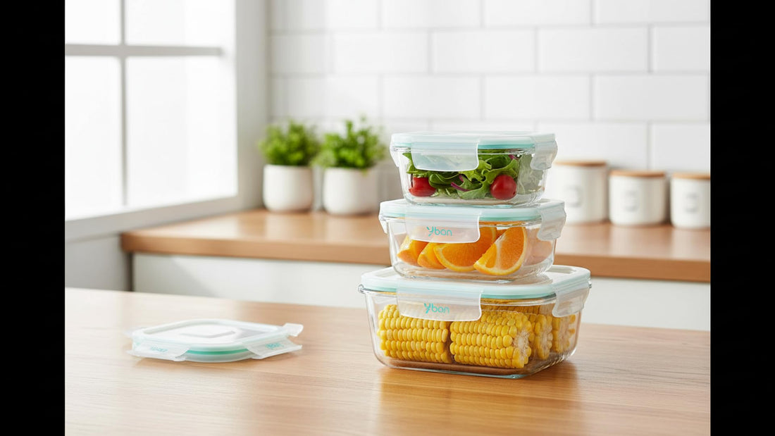 Snap Locking Lids Glass Food Storage Containers Set Leak Proof Glass Meal Prep Containers Food Storage Containers with Lids Freezer Containers for Food Snap Locking Lids (Pink, Set of 3)